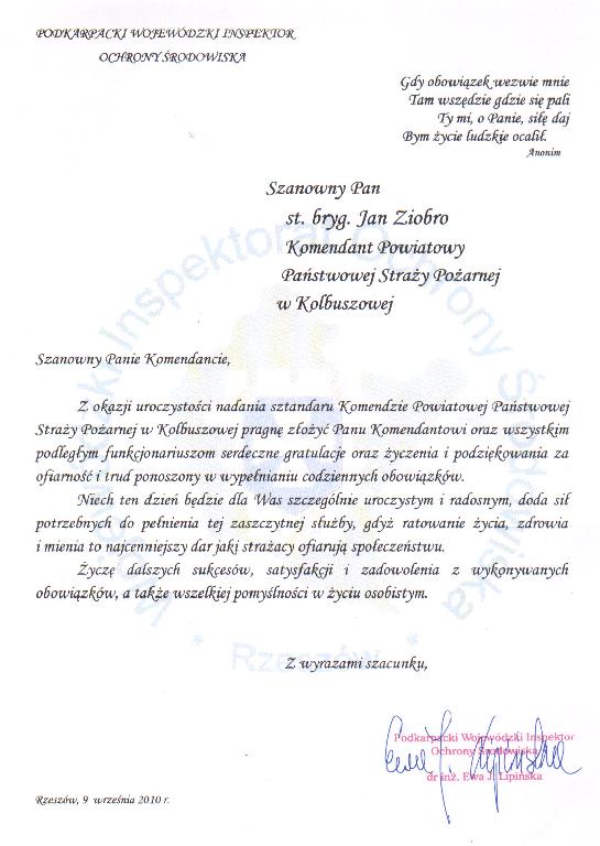 Listy gratulacyjne , życzenia