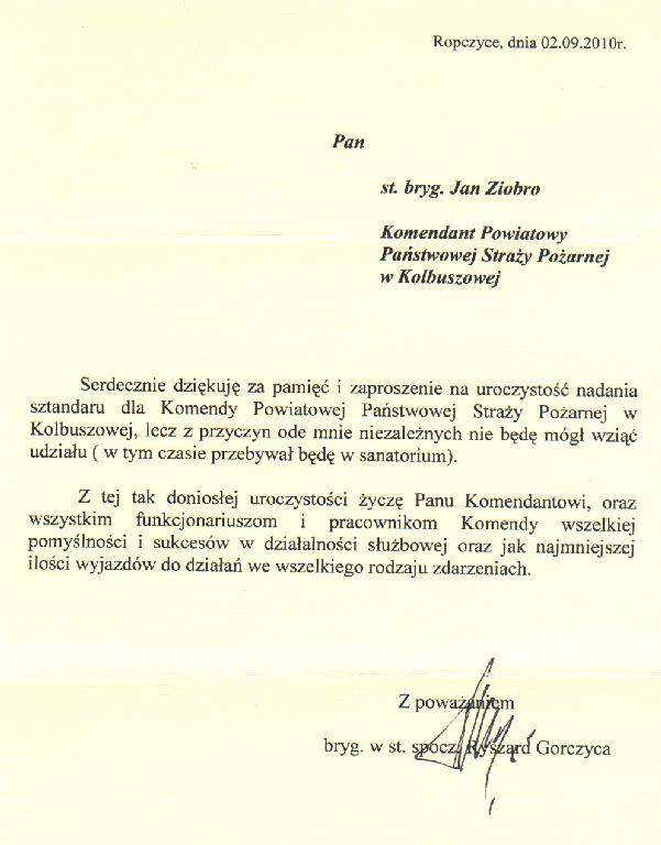 Listy gratulacyjne , życzenia