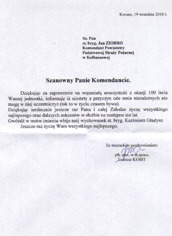 Listy gratulacyjne , życzenia