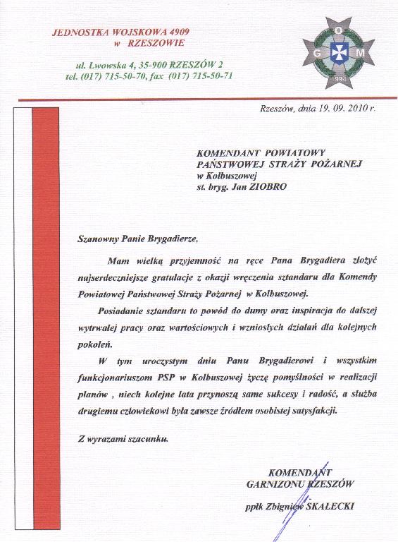 Listy gratulacyjne , życzenia