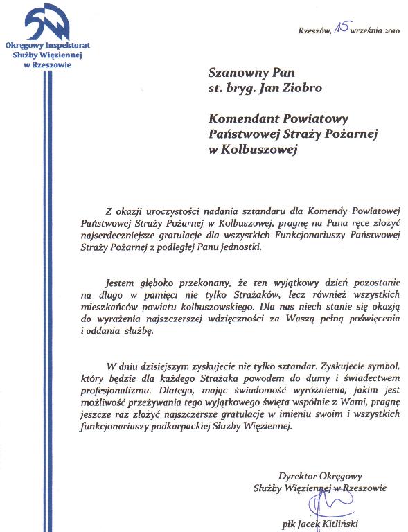 Listy gratulacyjne , życzenia